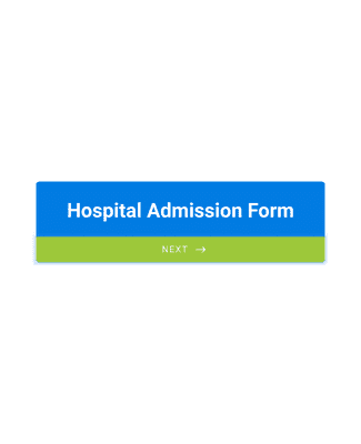 Form Templates: Hospital Admission Form