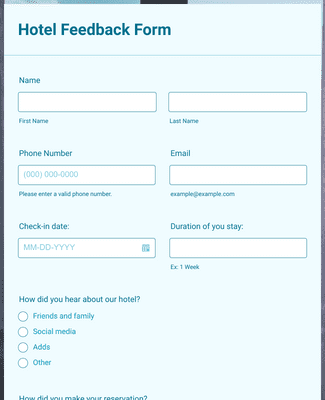 E-Learning Session Feedback Form Template | Jotform