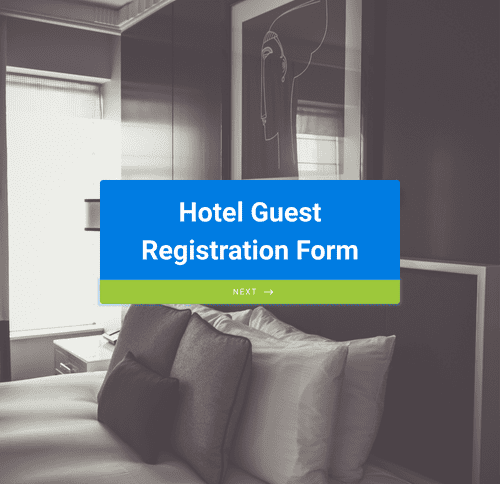 Form Templates: Hotel Guest Registration Form