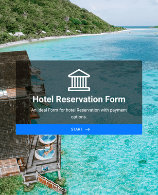 Hotel Reservation Form with Paypal Invoicing