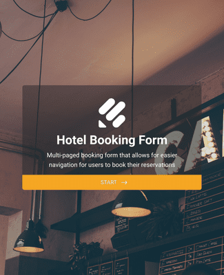Hotel Room Reservation Form