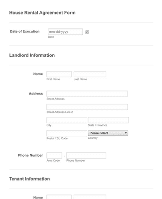 house rental lease agreement template form template jotform