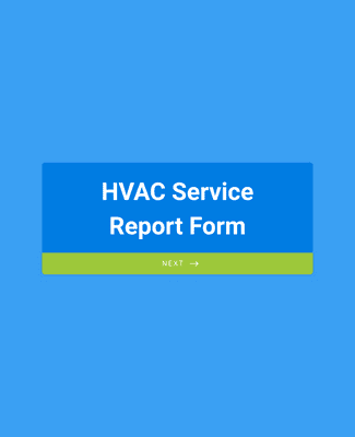 Form Templates: HVAC Service Report Form