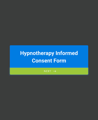 Form Templates: Hypnotherapy Informed Consent Form