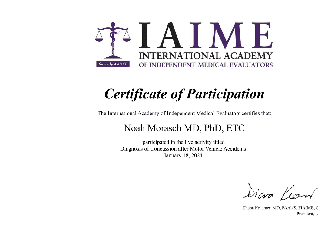 IAIME CME Certificate