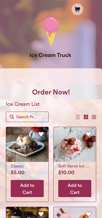 Ice Cream Truck App