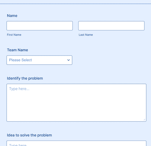 Idea Details Form Template | Jotform