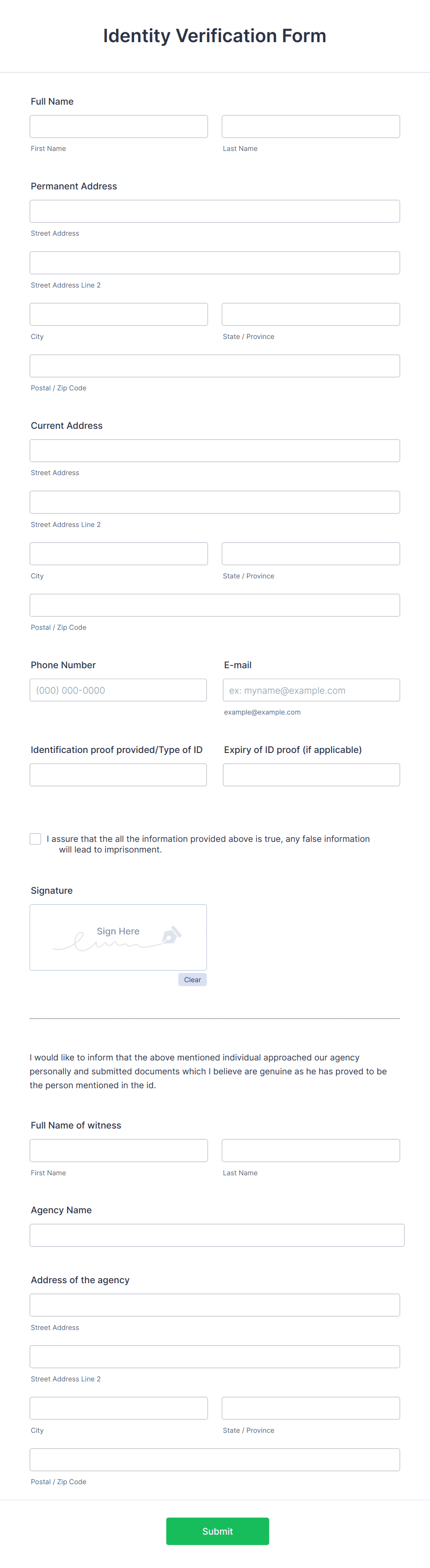 Template identity-verification-form