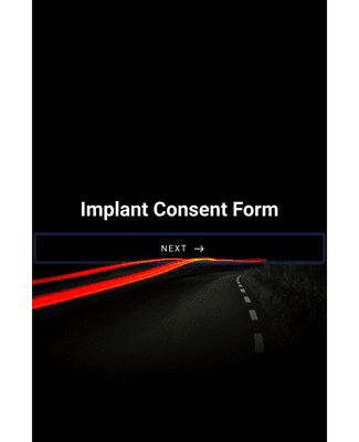 Form Templates: Implant Consent Form