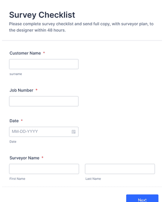 Industrial Design Checklist Form Template | Jotform