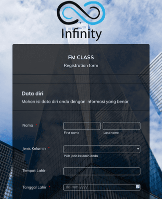 Form Templates: Infinity FM Class