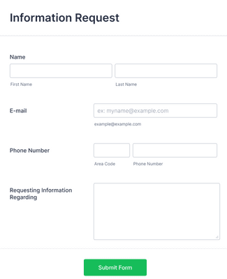 Merchant Terminal Information Request Form Template | Jotform