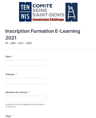 Formulaires d'inscription - Modèles de formulaires | Jotform