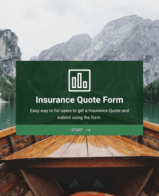 Form Templates: Insurance Quote Form