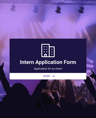 Form Templates: Intern Application Form