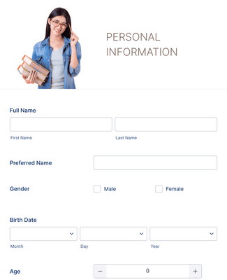 Online Internship Application Form Template | Jotform