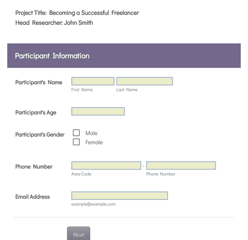Interview Consent Form Template | Jotform