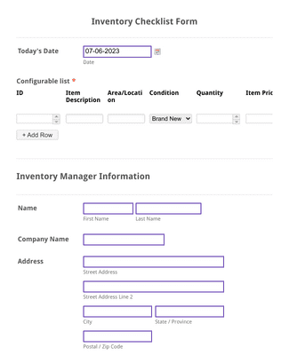 GMP Audit Checklist Form Template | Jotform