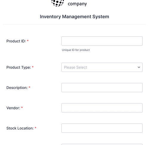 Office Inventory Information Record Form Template | Jotform