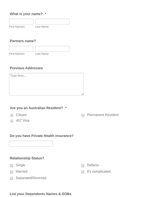 EPW Financial Fact Find Form Template | Jotform