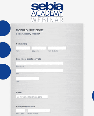 Iscrizione Sebia Academy Webinar