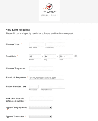 IT Service Request Form-2 Form Template | Jotform