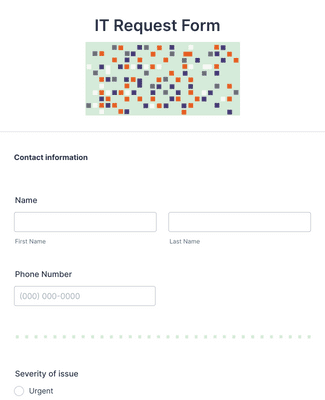 IT Request Form Template | Jotform