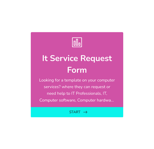 Form Templates: IT Service Request Form