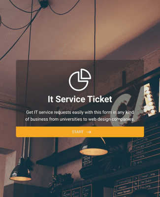 IT Service Ticket Form