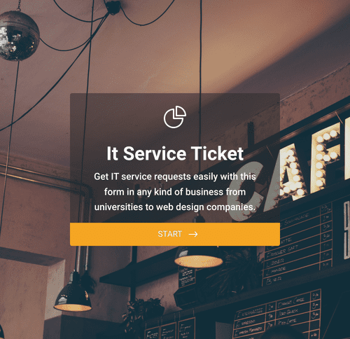 Form Templates: IT Service Ticket Form