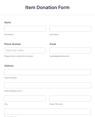 10 Useful Donation Form Templates (Charity & Nonprofit)