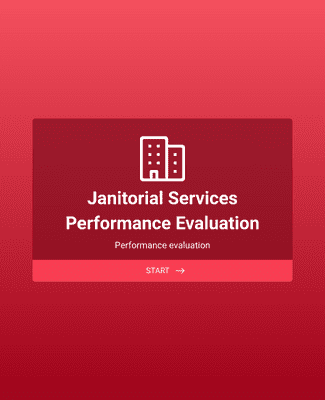 Form Templates: Janitorial Services Performance Evaluation