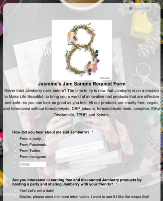jamberry order form