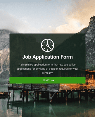 Form Templates: Quick and Easy Job Application Form
