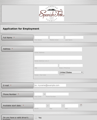 job application letter for municipality