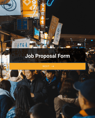 Form Templates: Job Proposal Form