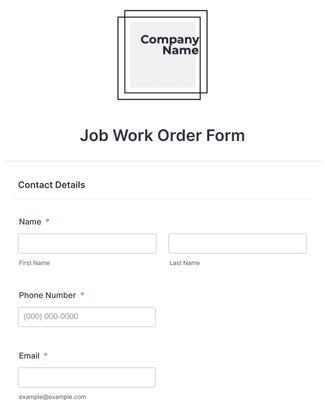 Computer Repair Work Order Form Template | Jotform