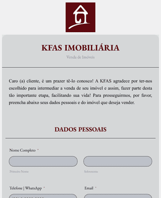Form Templates: KFAS IMOBILIÁRIA