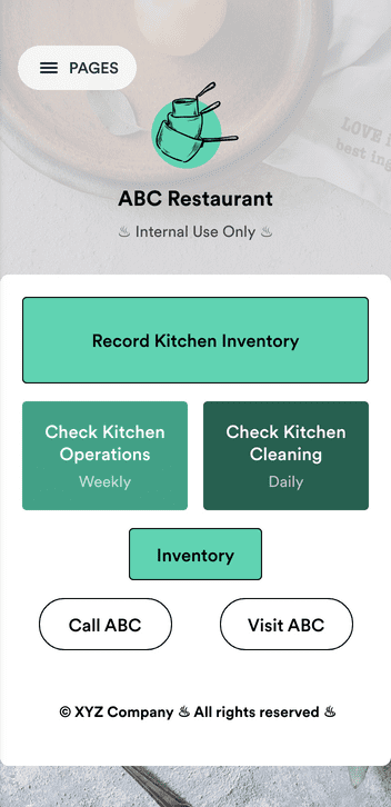 Kitchen Inventory App