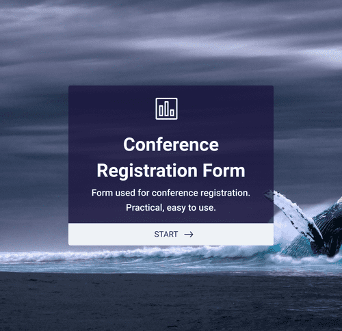 Form Templates: Konferencia Regisztráció Űrlap Fizetéssel