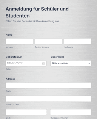 Kurs Anmeldeformular Formularvorlage | Jotform