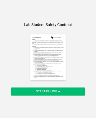 Lab Student Safety Contract - CCSD Form Template | Jotform