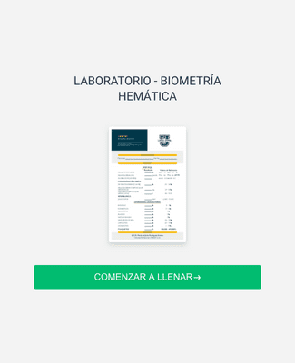 Form Templates: LABORATORIO BIOMETRÍA HEMÁTICA