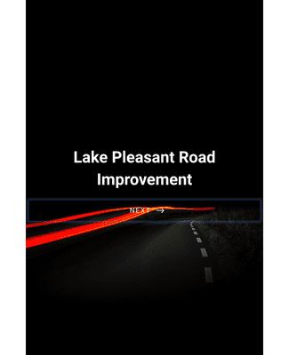 Form Templates: Lake Pleasant Road Improvement