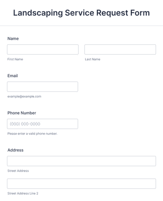 Service Request Form Template | Jotform