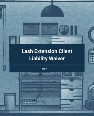 Lash Extension Client Liability Waiver