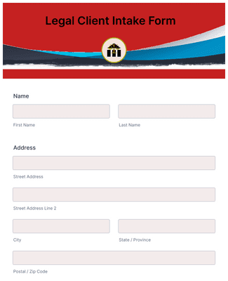 Legal Client Intake Form