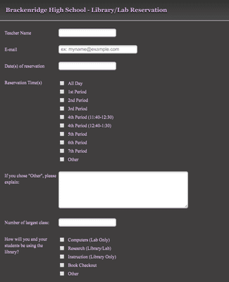 Library Membership Form Template | Jotform
