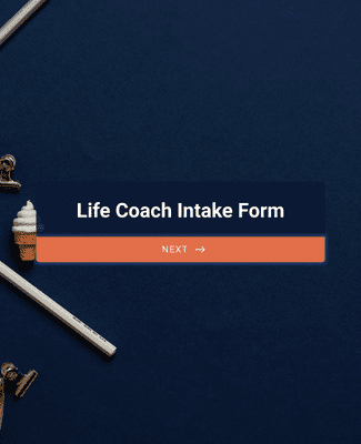 Form Templates: Life Coach Intake Form