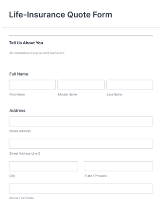 First Loss Policy Examples FIRST NOTICE OF LOSS Form Template | Jotform